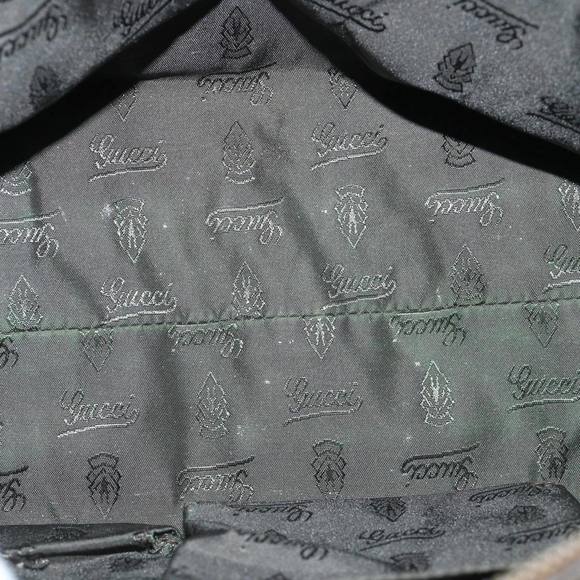 GUCCI GG Crystal Canvas Hand Bag Coated Canvas Brown 181487 Auth 60263 - Picture 10 of 16